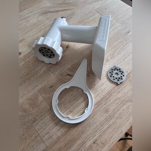 KitchenAid White Grinder Attachment Set